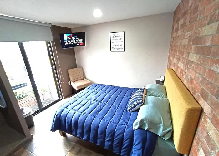 R07 At Itesm Cem Full Services, Shared-kitchen, Fridge ,laundry, Smart Tv, Parking, Balcony